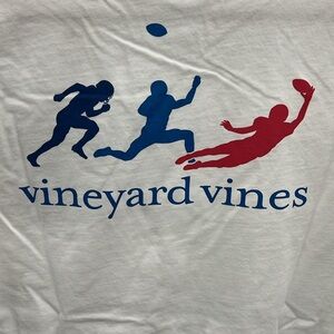 Boys XL Vineyard Vines Football Tee. Like New!